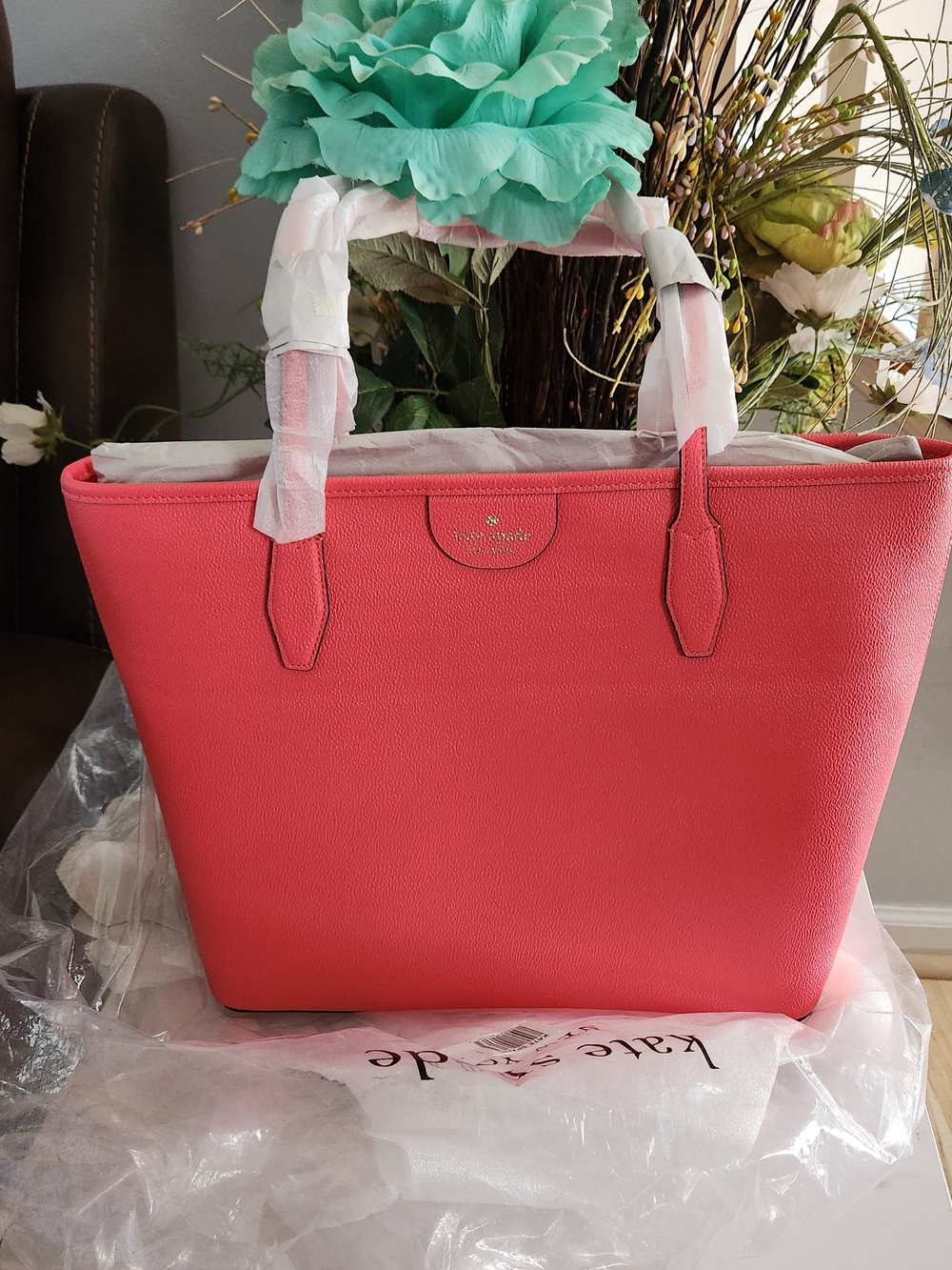 kate spade New York Pink Tote Bag